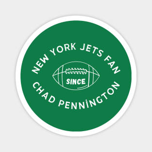 NY Jets Fan Since Chad Pennington Magnet